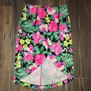 Five Boutique Flowered Pencil Skirt